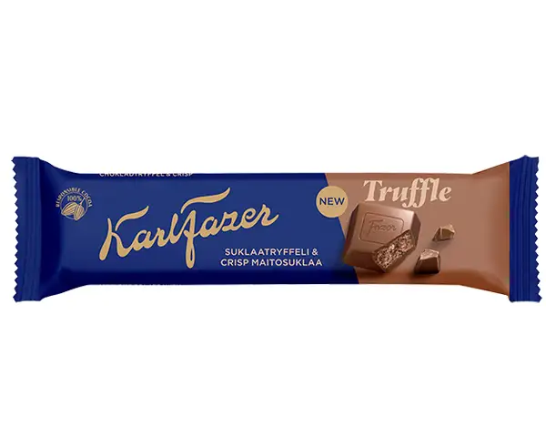 Chocolate con trufa de chocolate Karl Fazer - Deli de Paula