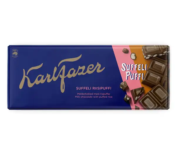 Karl Fazer Suffeli chocolate con leche 198 g - Deli de Paula