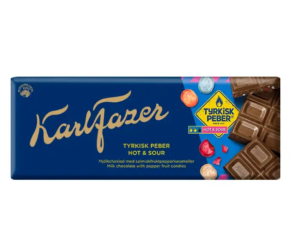 Karl Fazer Tyrkisk Peber 180g - Deli de Paula